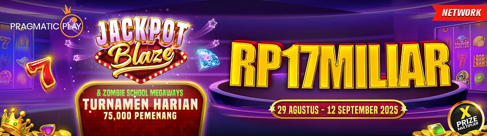 Jackpot Blaze & Zombie School Megaways Turnamen Harian